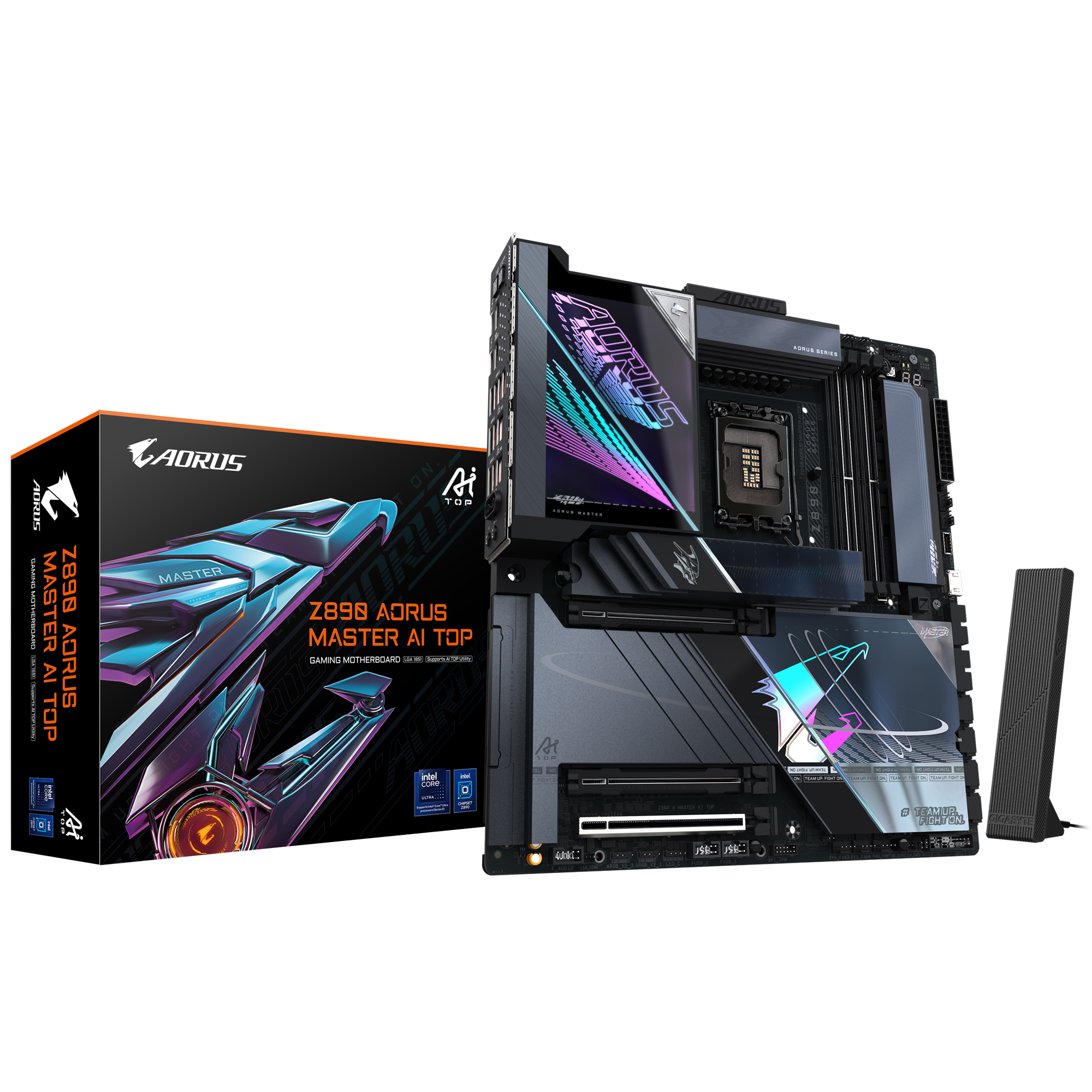 לוח אינטל דור 15 GIGABYTE Z890 AORUS MASTER AI TOP E-ATX WIFI7